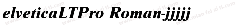 elveticaLTPro Roman字体转换